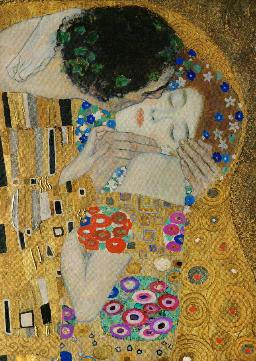 Kissndetail od Gustav Klimt
