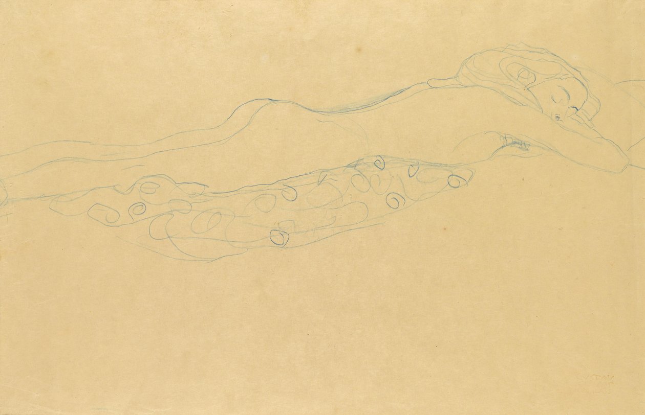 Vodní hadi II od Gustav Klimt