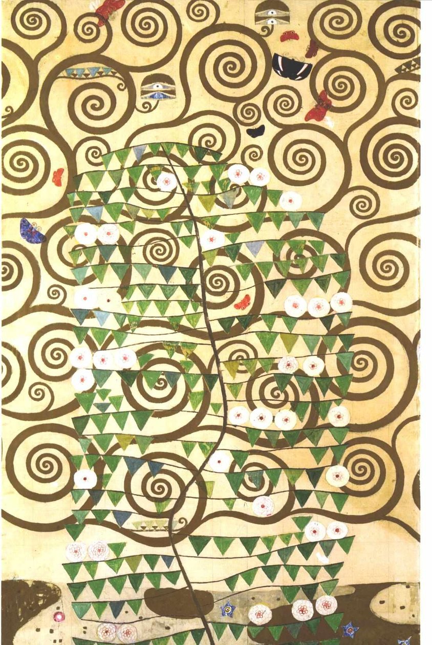 Pracovní šablona pro stokletový vlys od Gustav Klimt
