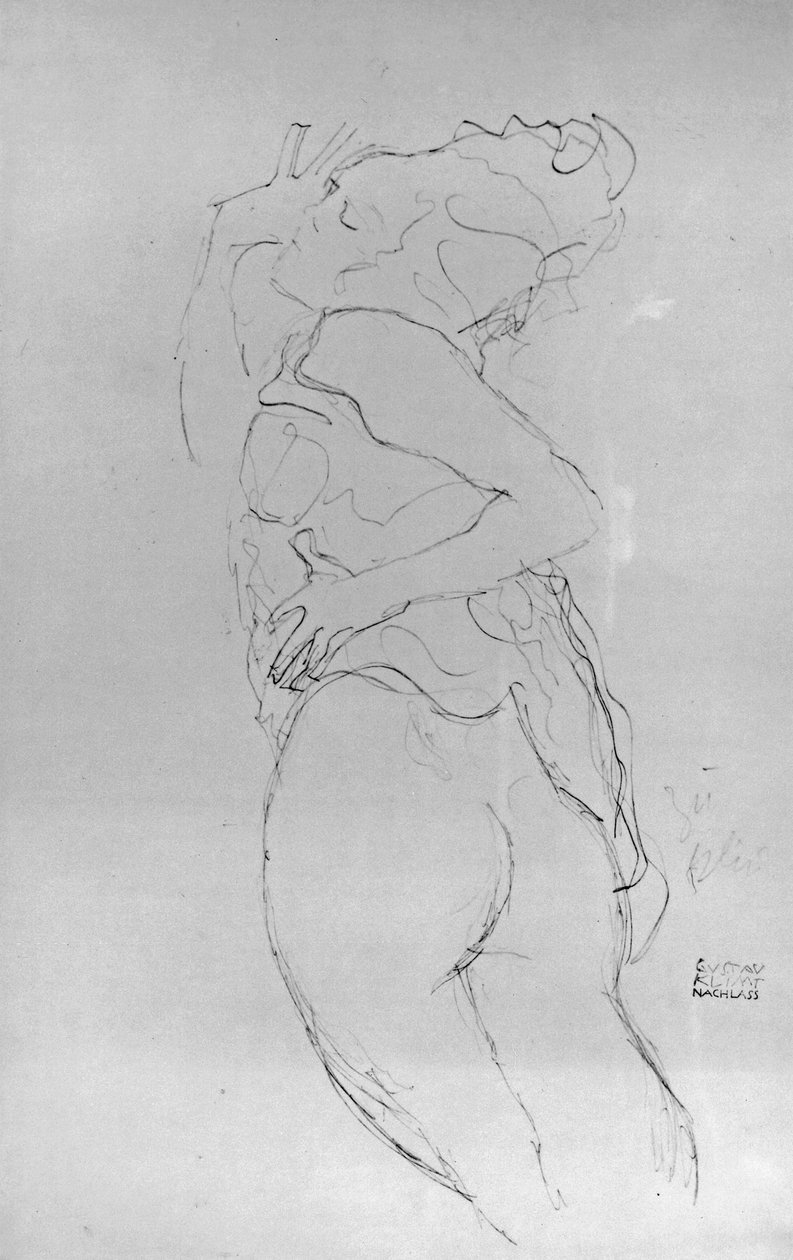 Mladá žena, 1917 od Gustav Klimt