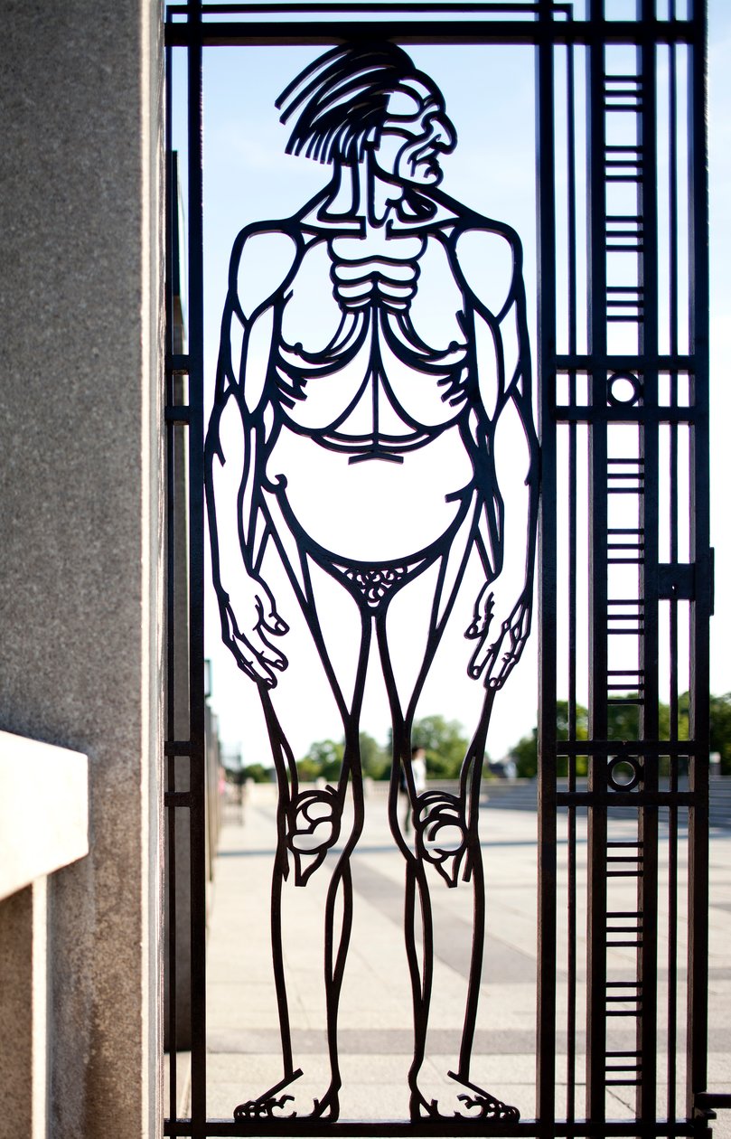 Vstupní brána do parku soch (železná) od Gustav Vigeland