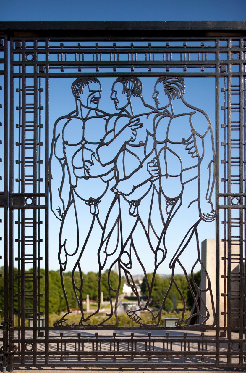 Vstupní brána do parku soch (železná) od Gustav Vigeland