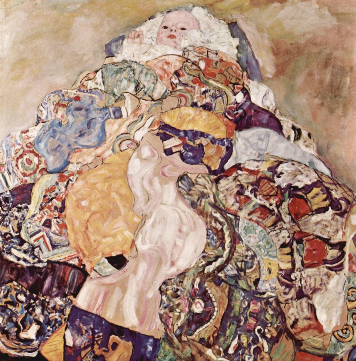 Dítě (kolébka) od Gustav Klimt