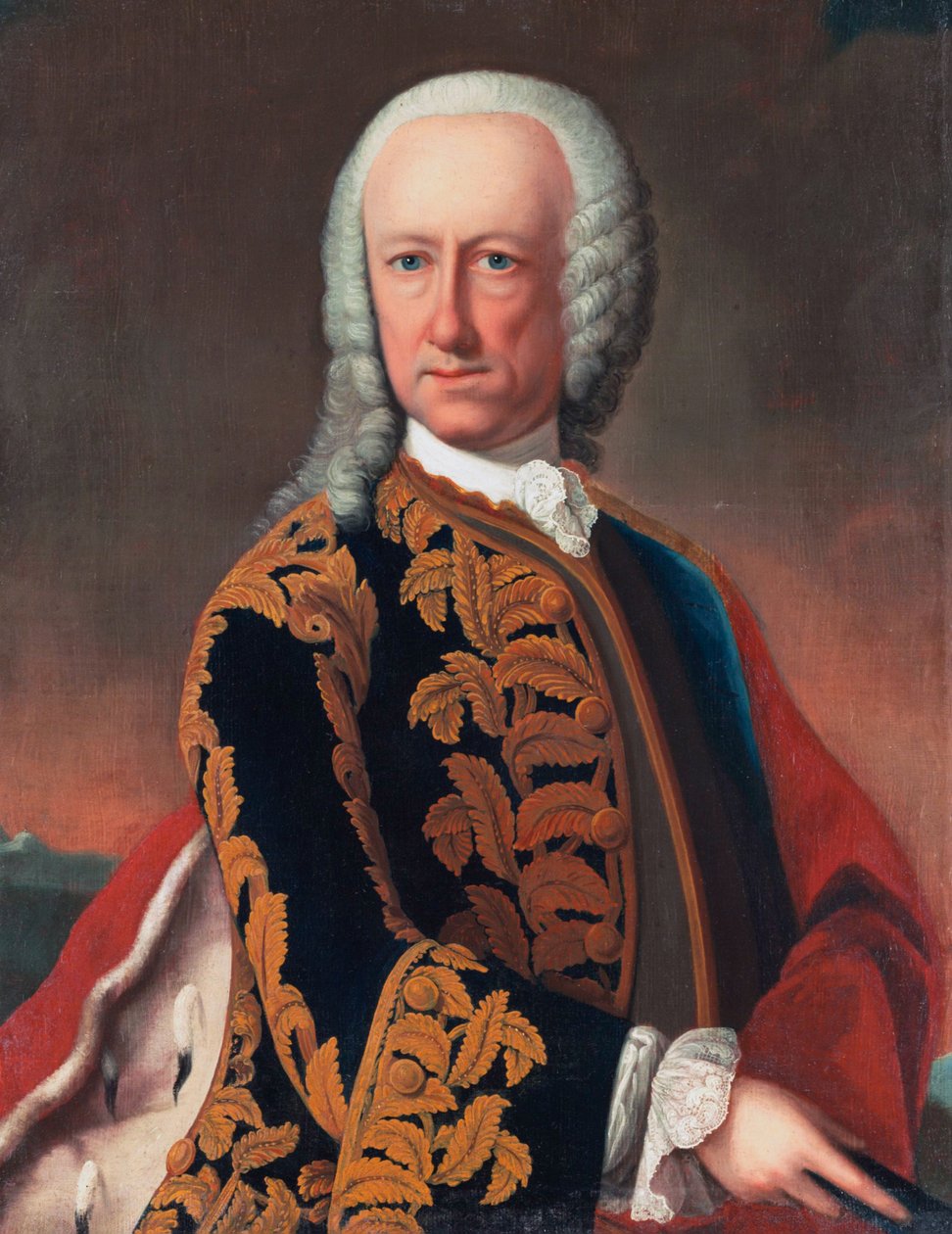 Portrét Wilhelma landkraběte z Hesenska-Philippsthal-Barchfeldu (1692 - 1761) od Gustav Altmöller