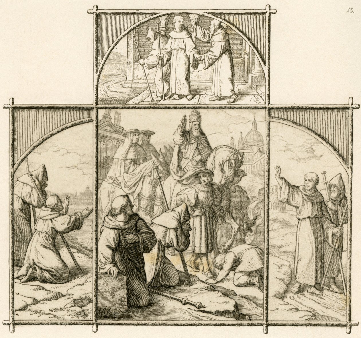 Cesta Martina Luthera do Říma 1510. Byl šťastný, že viděl Řím, ale zděsil se velkolepostí a zkažeností od Gustav Ferdinand Leopold Konig