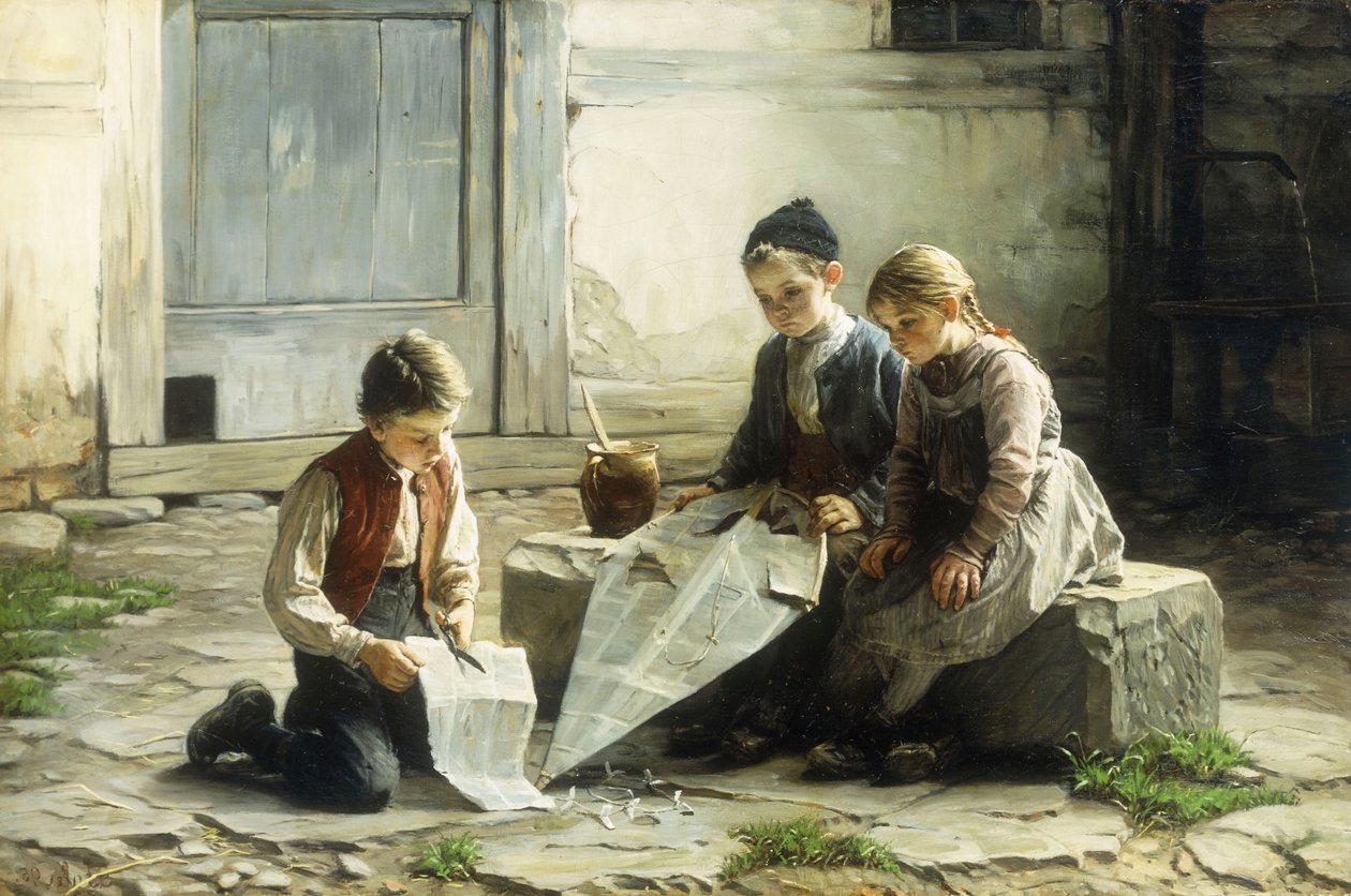 Oprava draka, 1895 od Gustav Igler