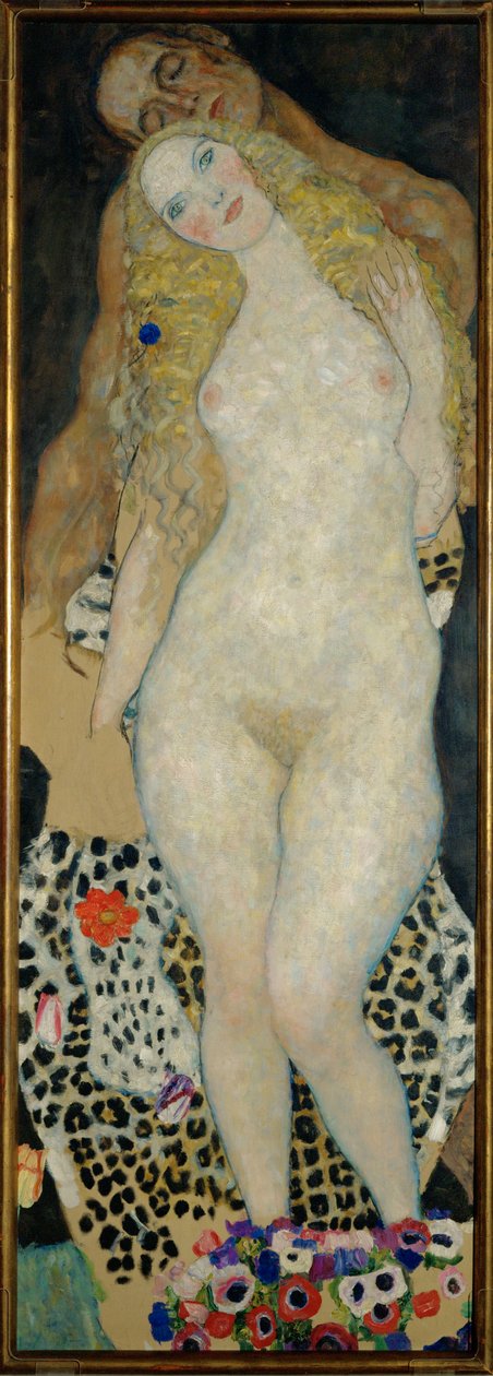 Adam a Eva od Gustav Klimt