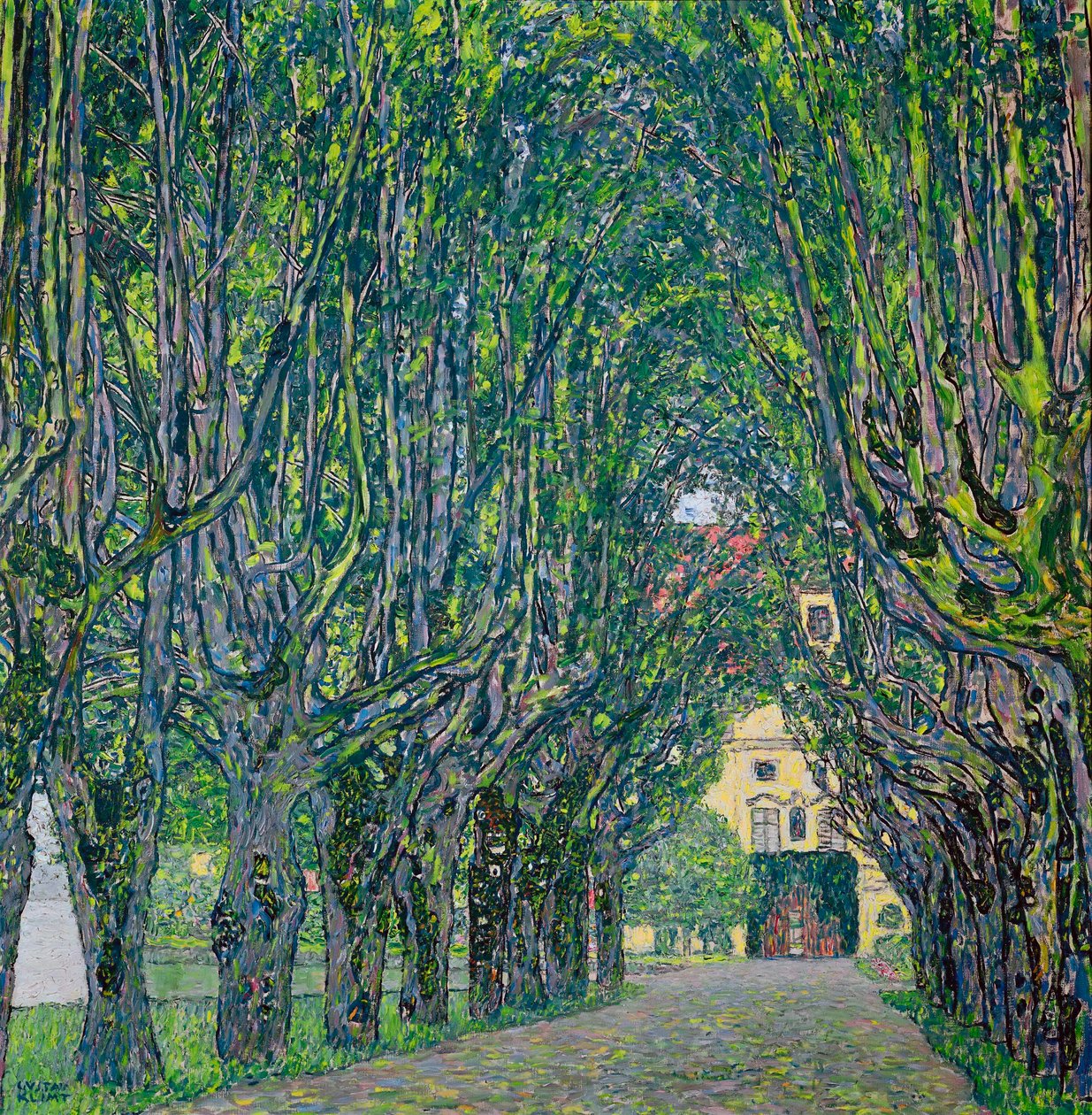 Avenue v parku hradu Kammer, 1912 od Gustav Klimt