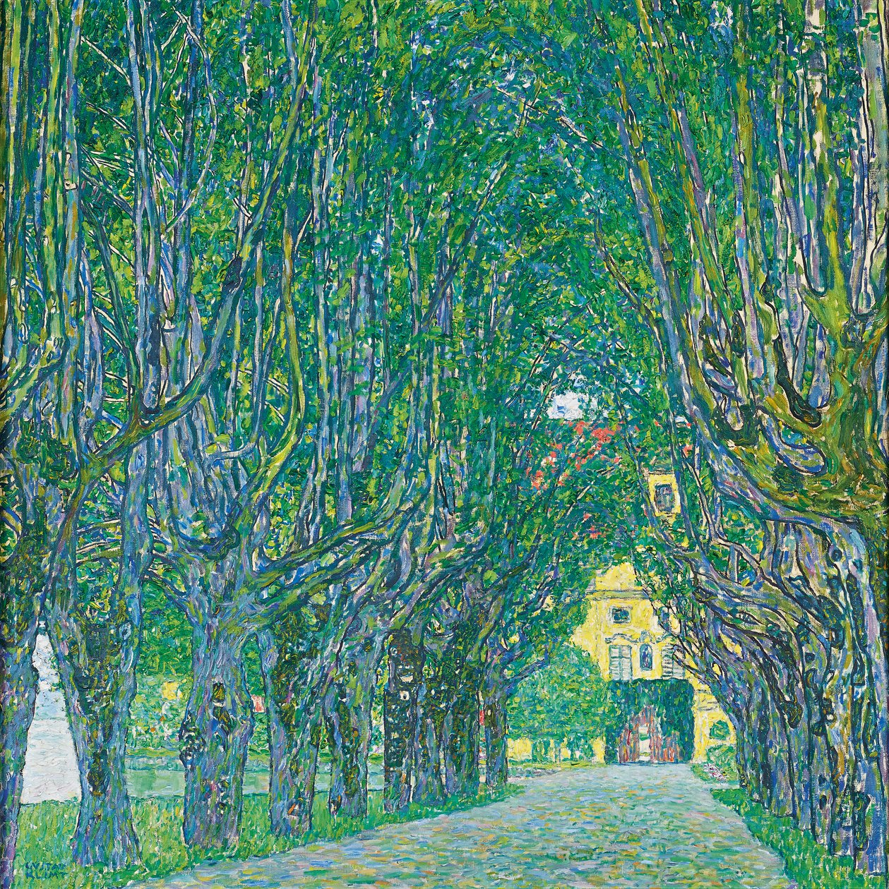 Avenue of Castle Chamber Park od Gustav Klimt