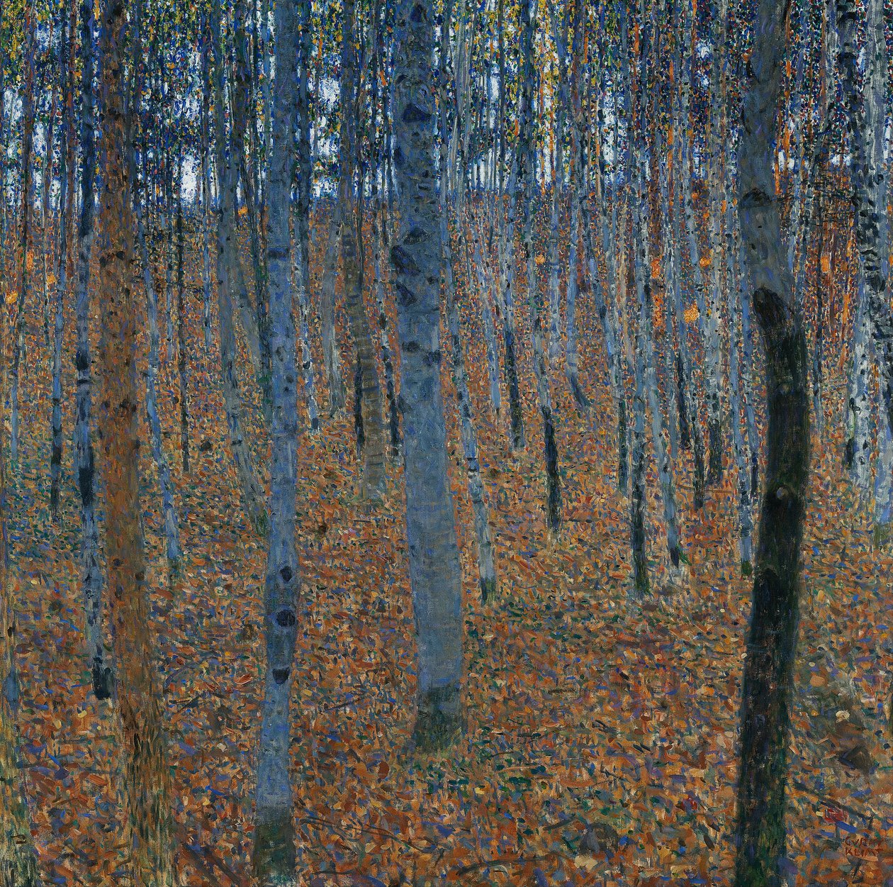 Bukový háj I, 1902 od Gustav Klimt
