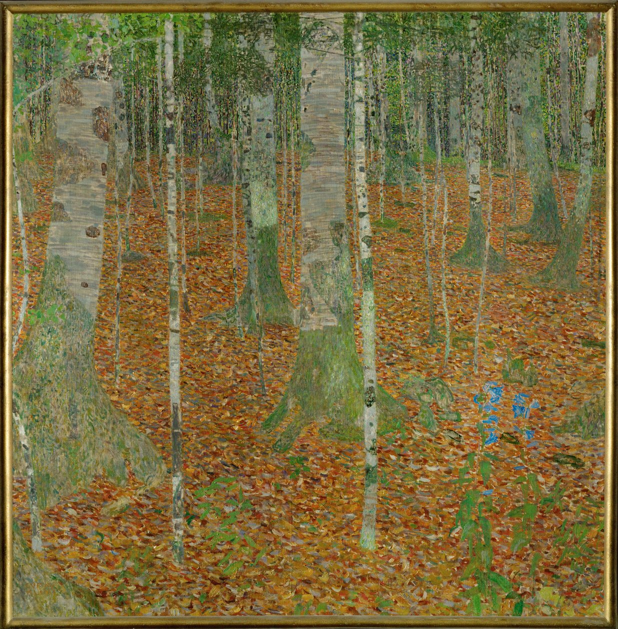 Bukový les (Březový les) od Gustav Klimt