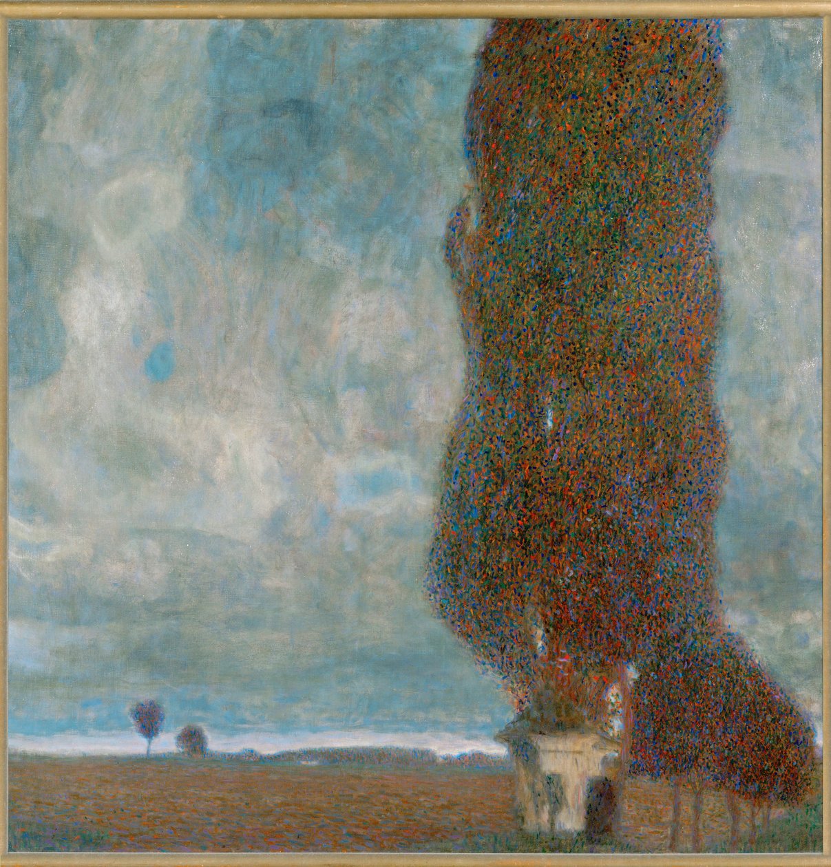Velký topol (II) aneb Stoupající bouře od Gustav Klimt