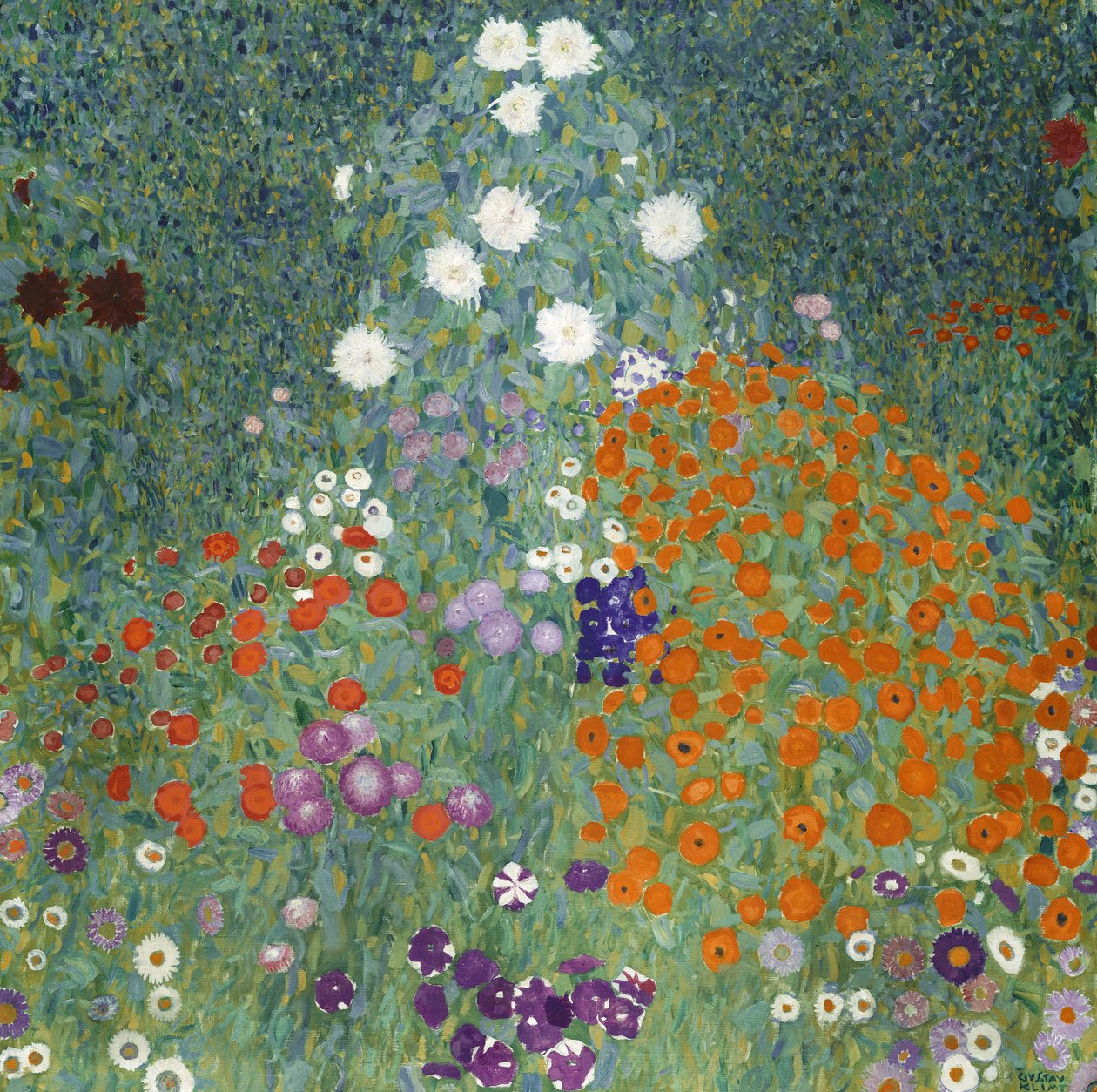 Květná zahrada, 1905-07 od Gustav Klimt