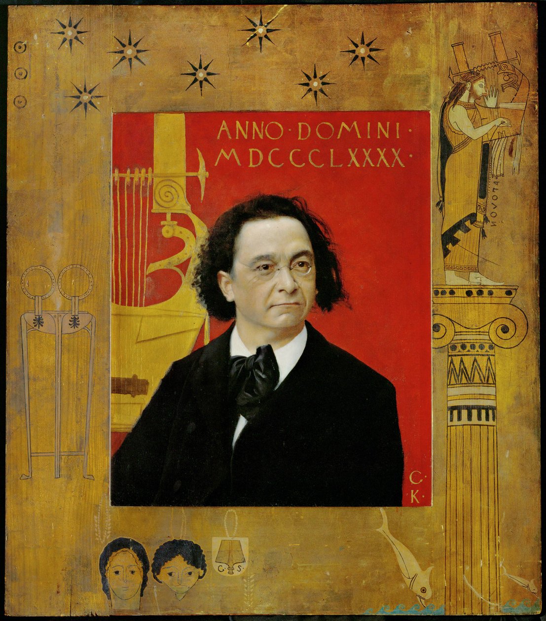 Joseph Pembauer, klavírista a učitel klavíru od Gustav Klimt