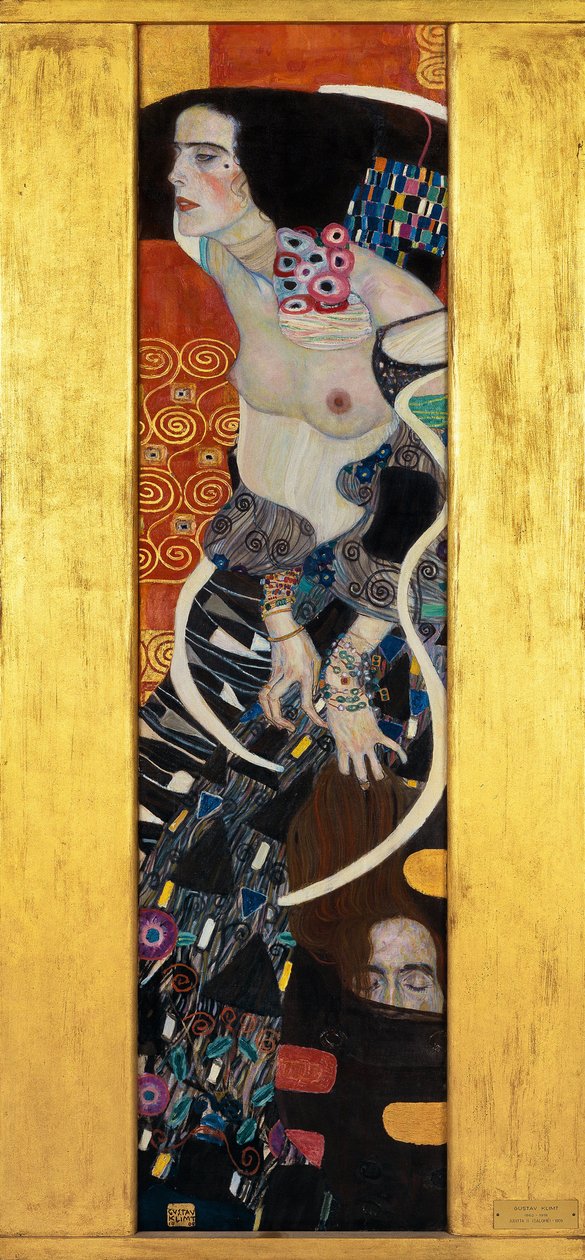 Judith II (Salome), 1909 (olej na plátně) od Gustav Klimt
