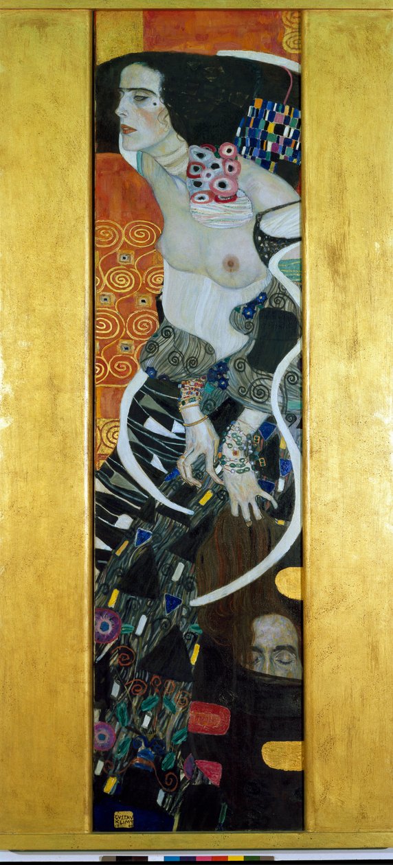 Judith II (Salome), s hlavou Holoferna od Gustav Klimt