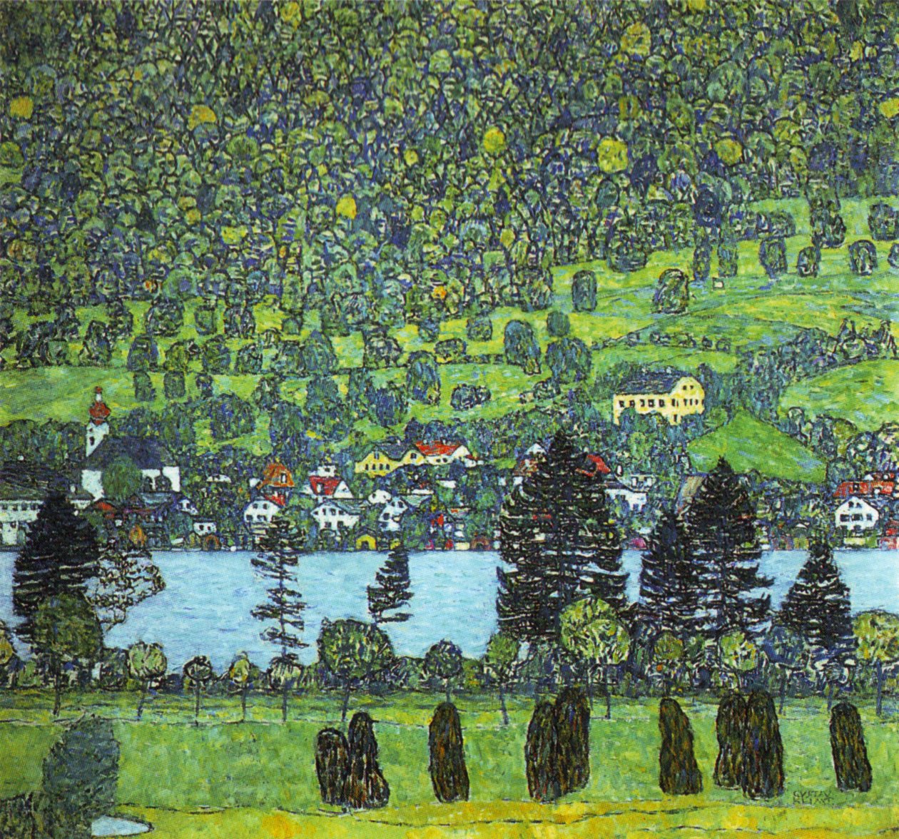 Klimt - Unterach u Altersee, 1916 od Gustav Klimt