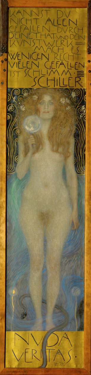 Nahá Veritas od Gustav Klimt