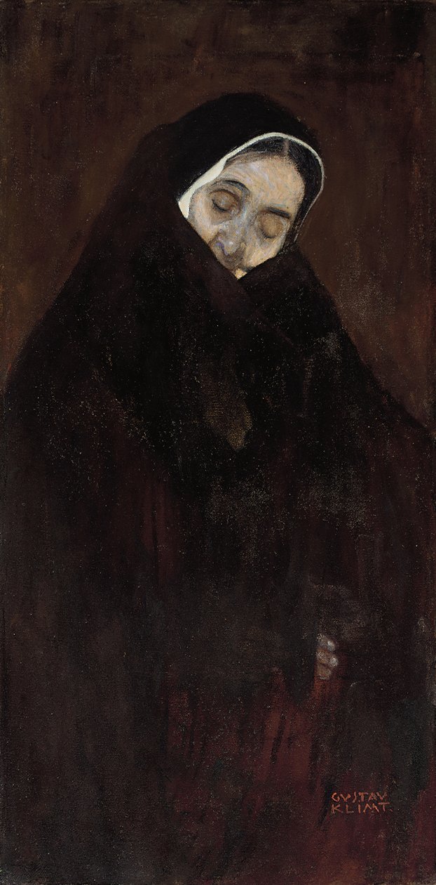 Stará žena, 1909 od Gustav Klimt