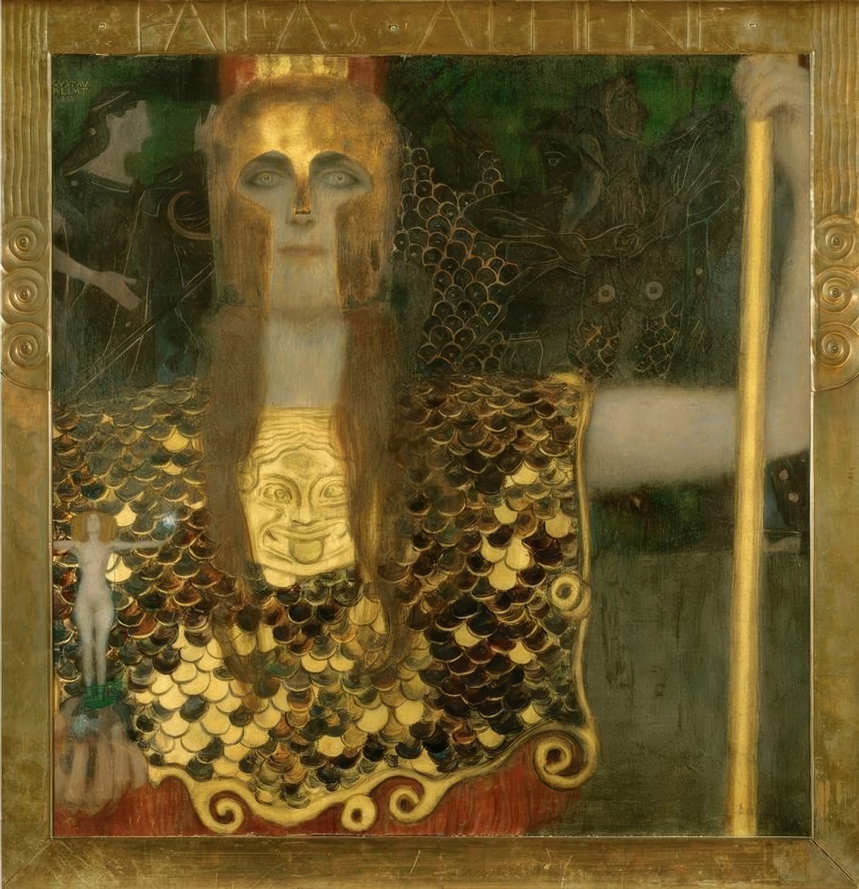 Pallas Athene od Gustav Klimt