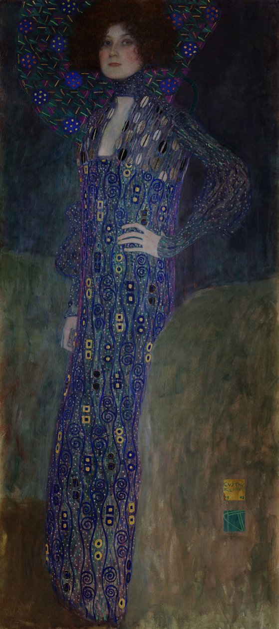 Portrét Emilie Flöge, 1902 od Gustav Klimt