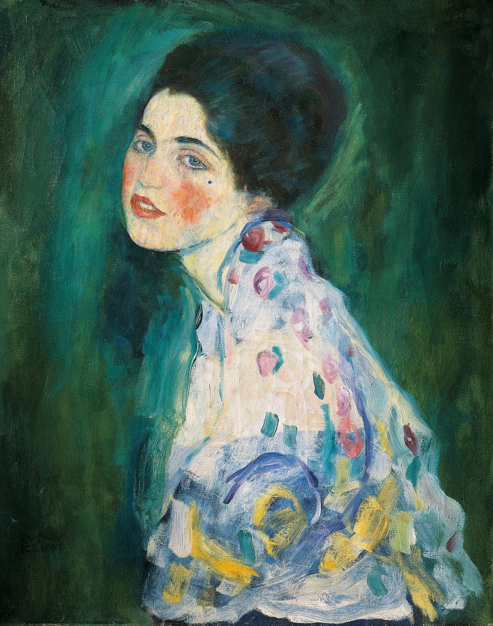 Portrét mladé ženy od Gustav Klimt