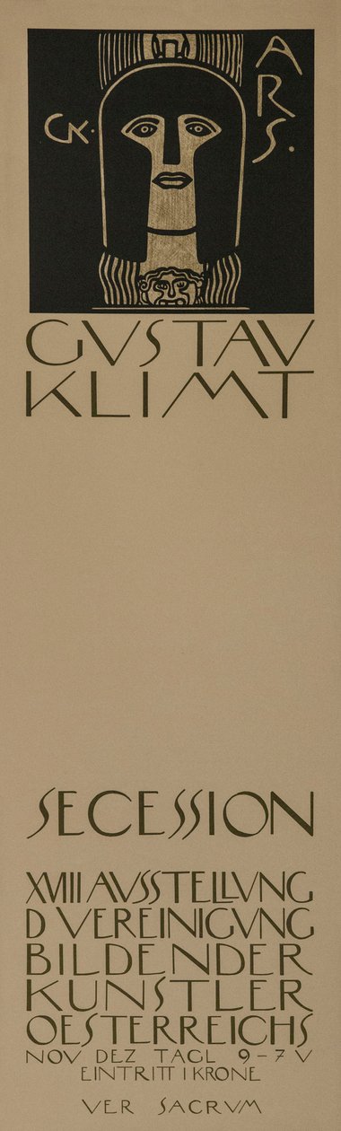 Plakát k 18. vídeňské secesní výstavě, 1903. od Gustav Klimt