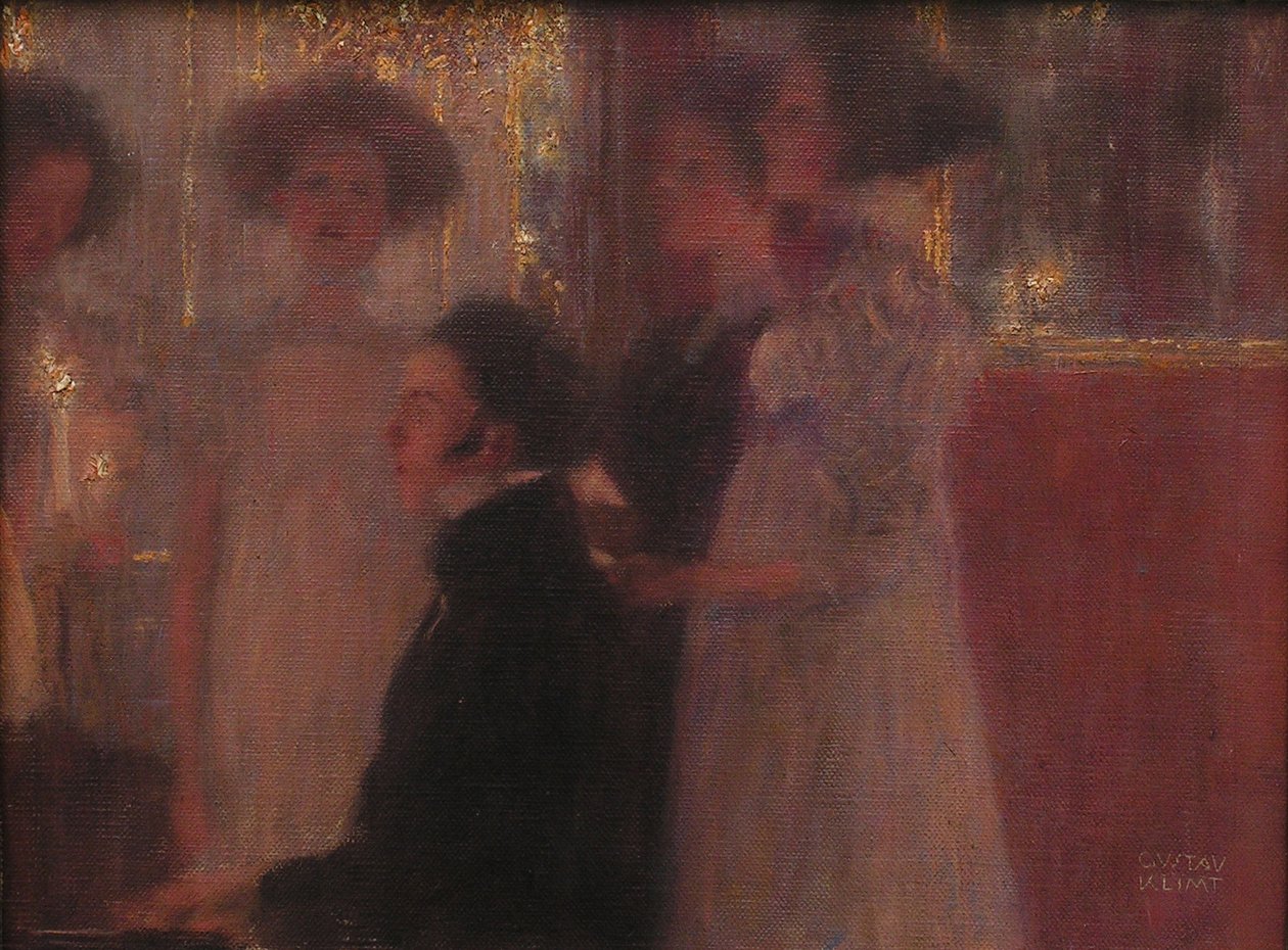 Schubert u klavíru (náčrt) od Gustav Klimt