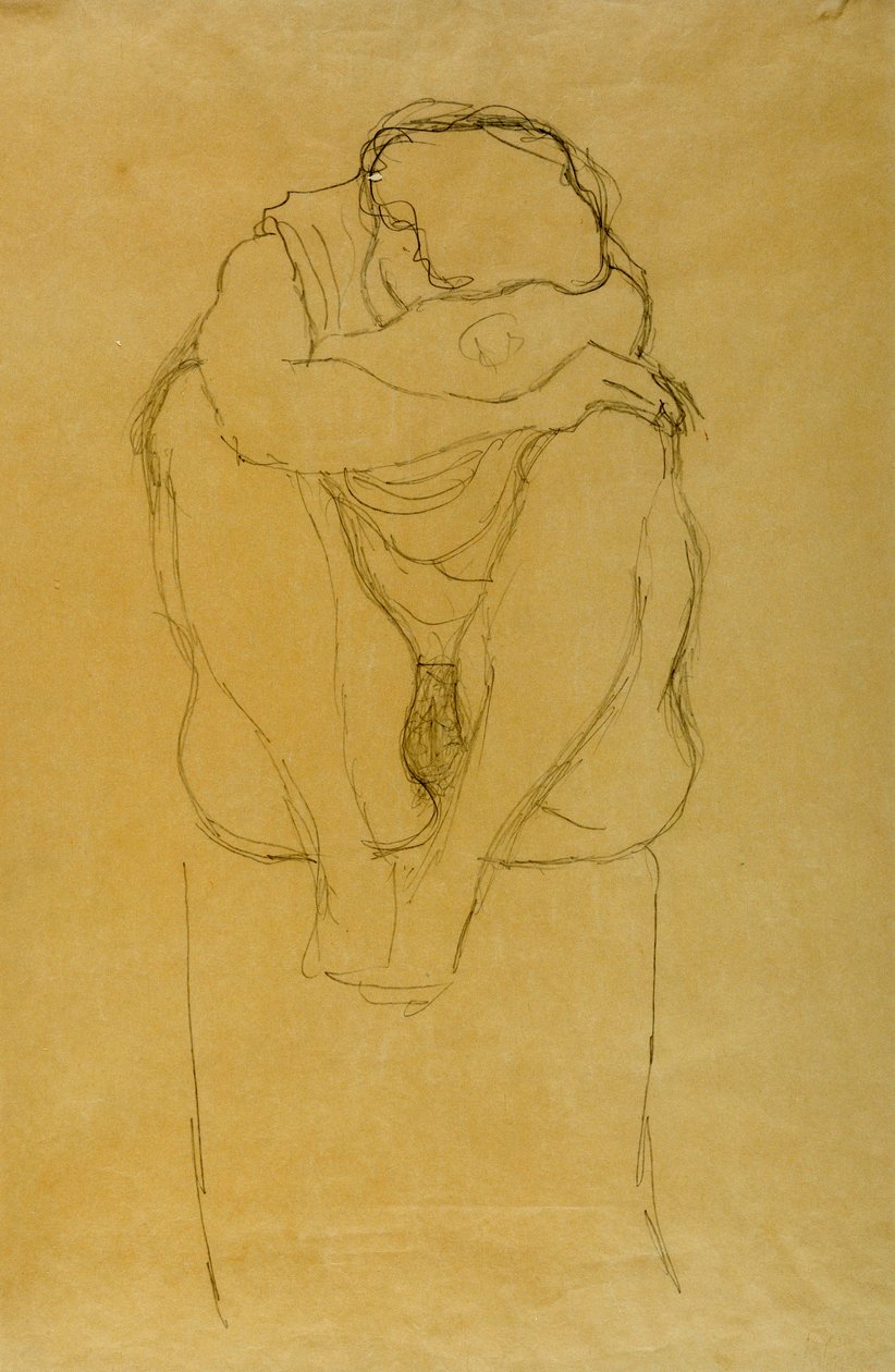 Sedící žena od Gustav Klimt