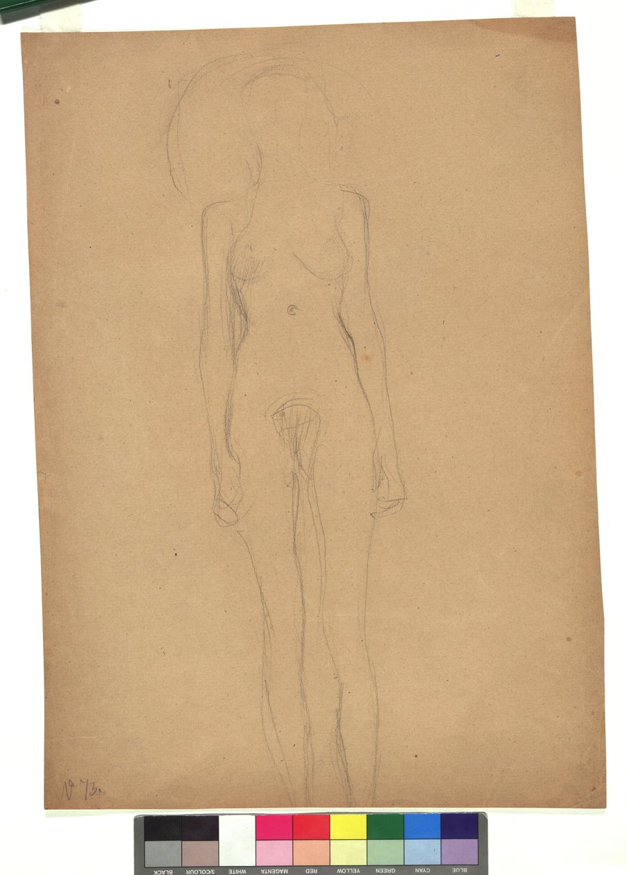 Stehender weiblicher Akt od Gustav Klimt
