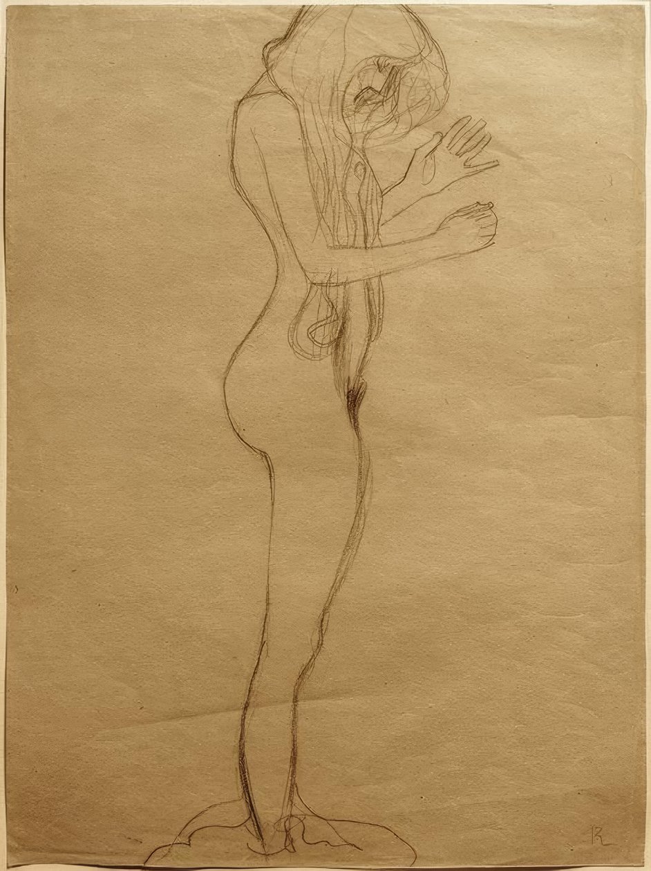 Studium poezie v Beethovenově vlysu od Gustav Klimt