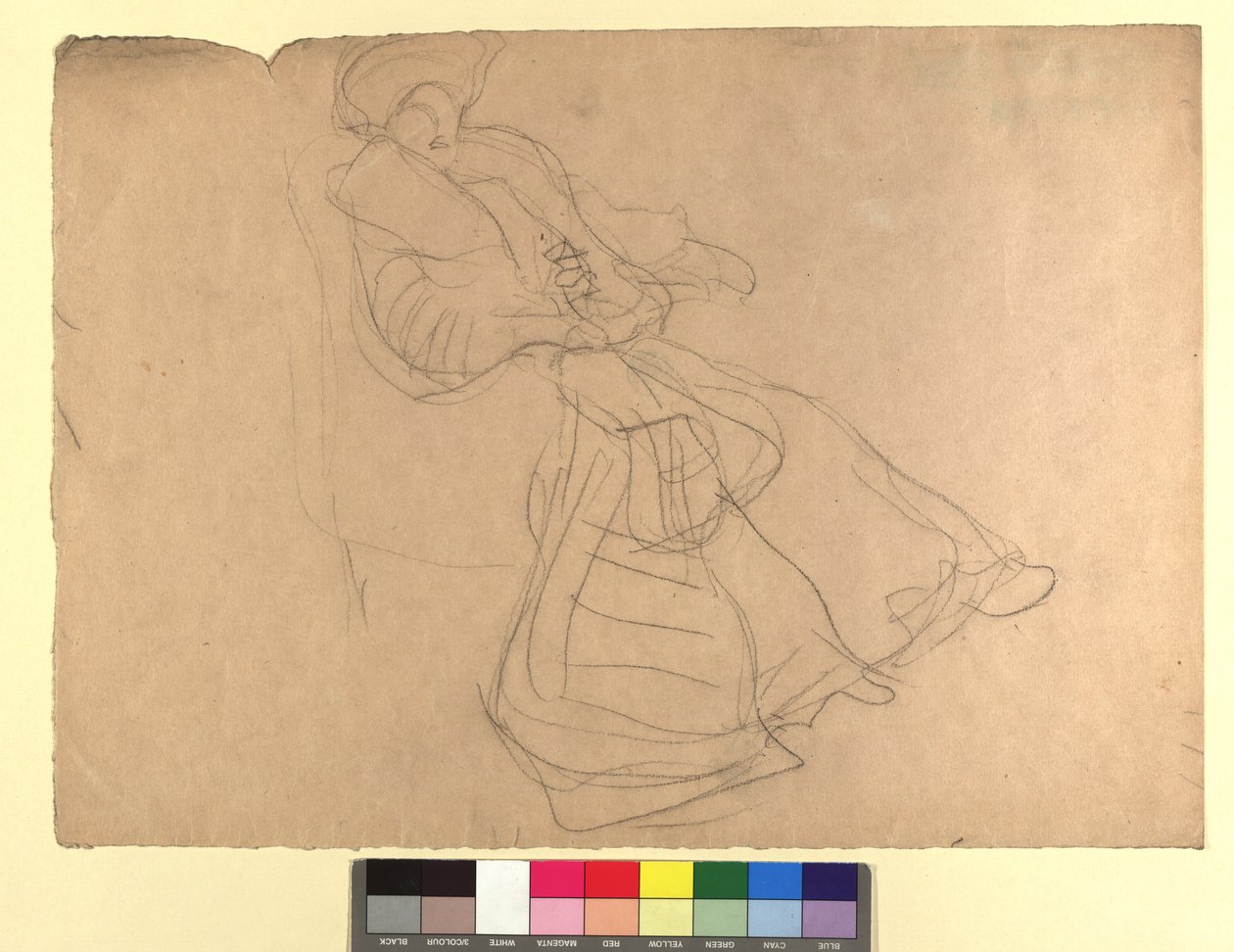 Studie zu einem Damenporträt od Gustav Klimt