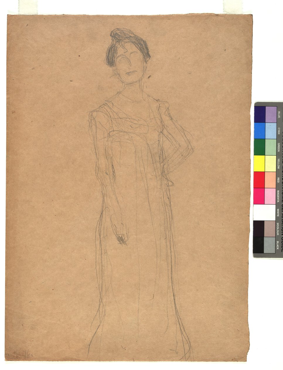 Studie zu einem Damenporträt od Gustav Klimt