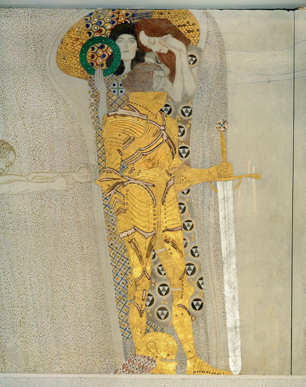 Výstava vídeňského uměleckého sdružení "Secese" v roce 1902 se soustředila na Beethovenův pomník od Maxe Klingera. od Gustav Klimt