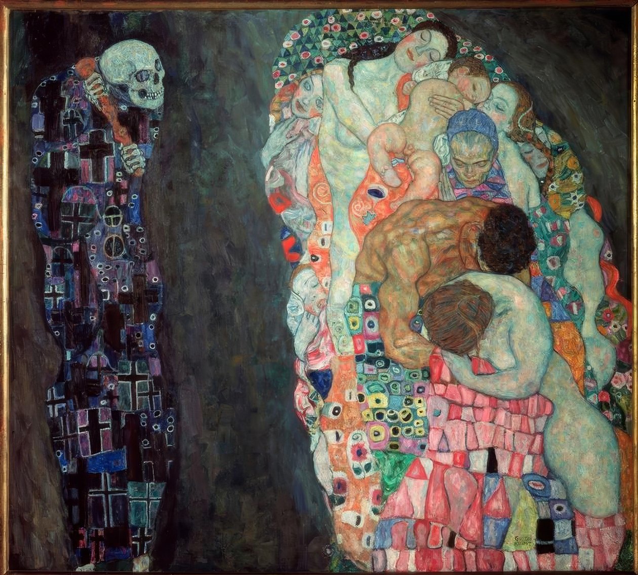 Smrt a život od Gustav Klimt
