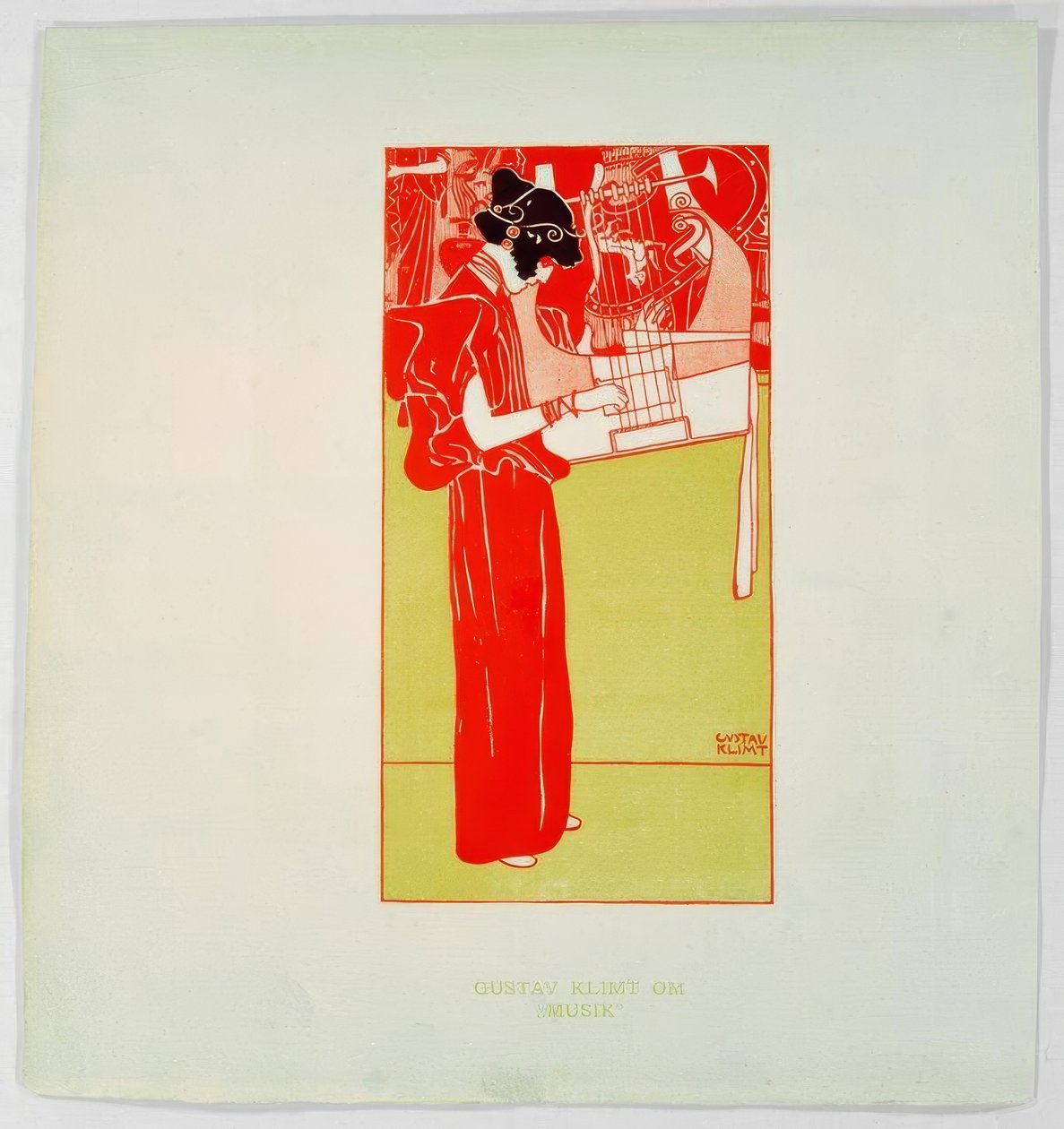 Posvátné jaro od Gustav Klimt
