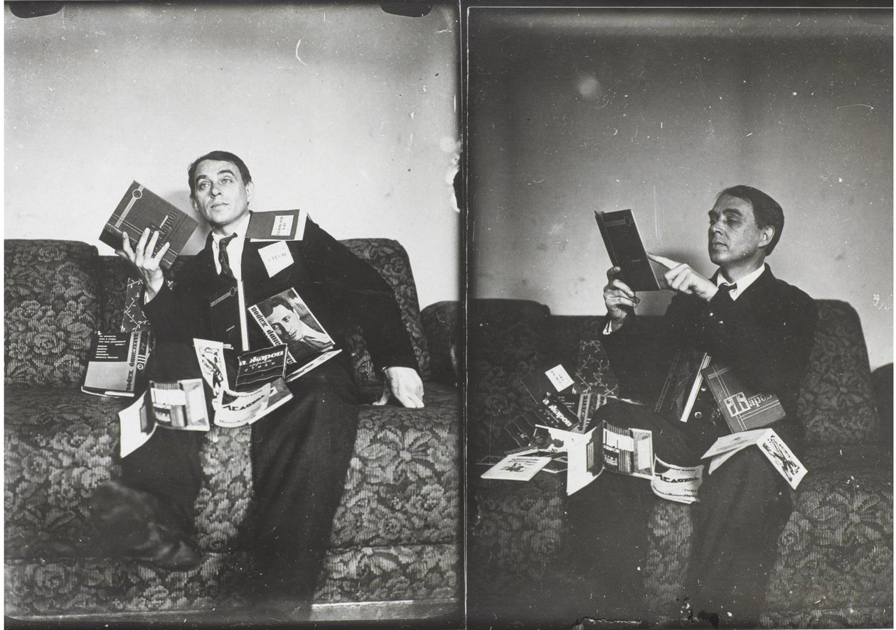 Dvojportrét Alexey Kruchenykh od Gustav Klutsis