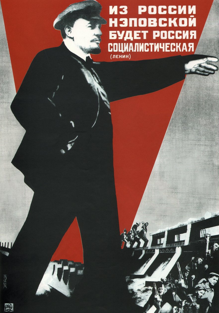 Z NEP Ruska vzejde socialistické Rusko!, 1930 od Gustav Klutsis