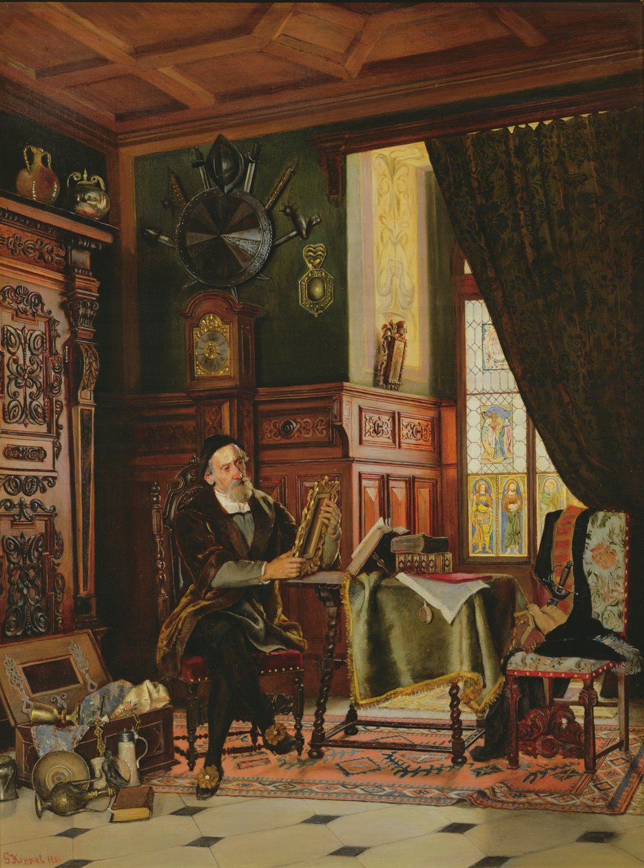 Sběratel starožitností od Gustav Koppel