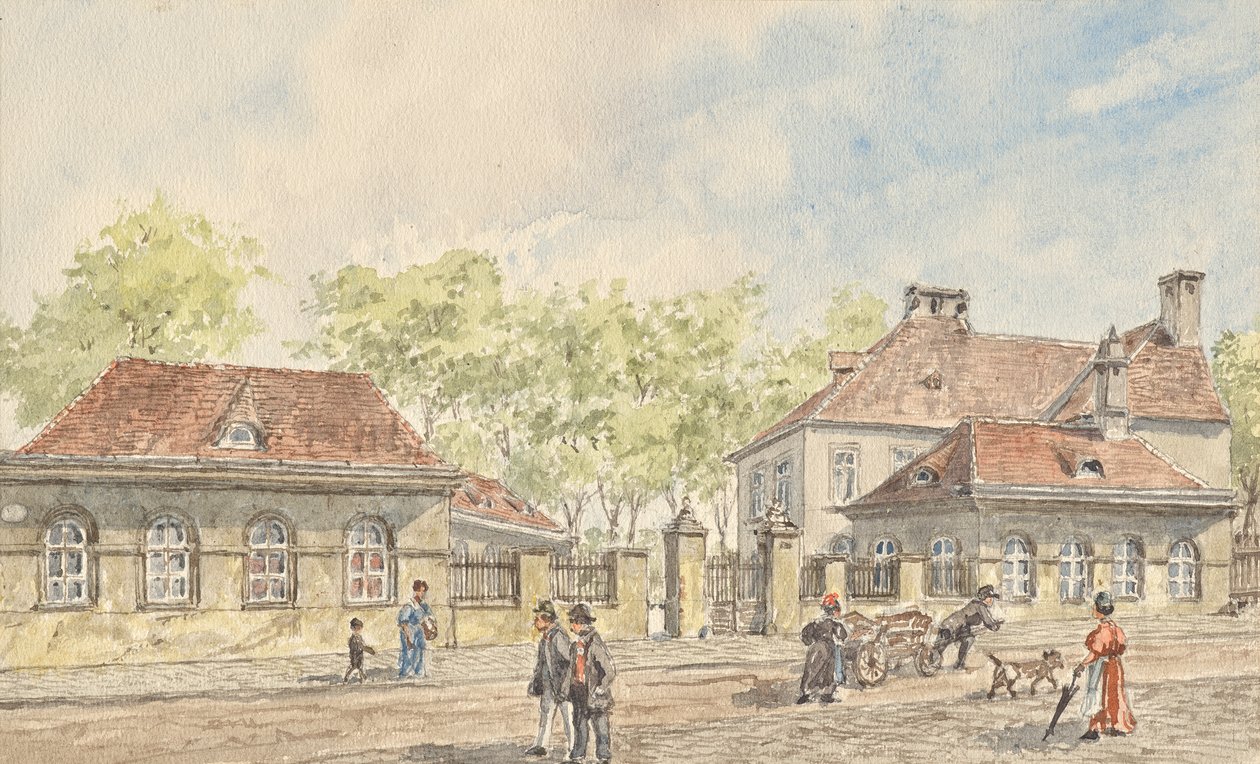 Hohlweggasse ve vídeňské Landstrasse od Gustav Korompay