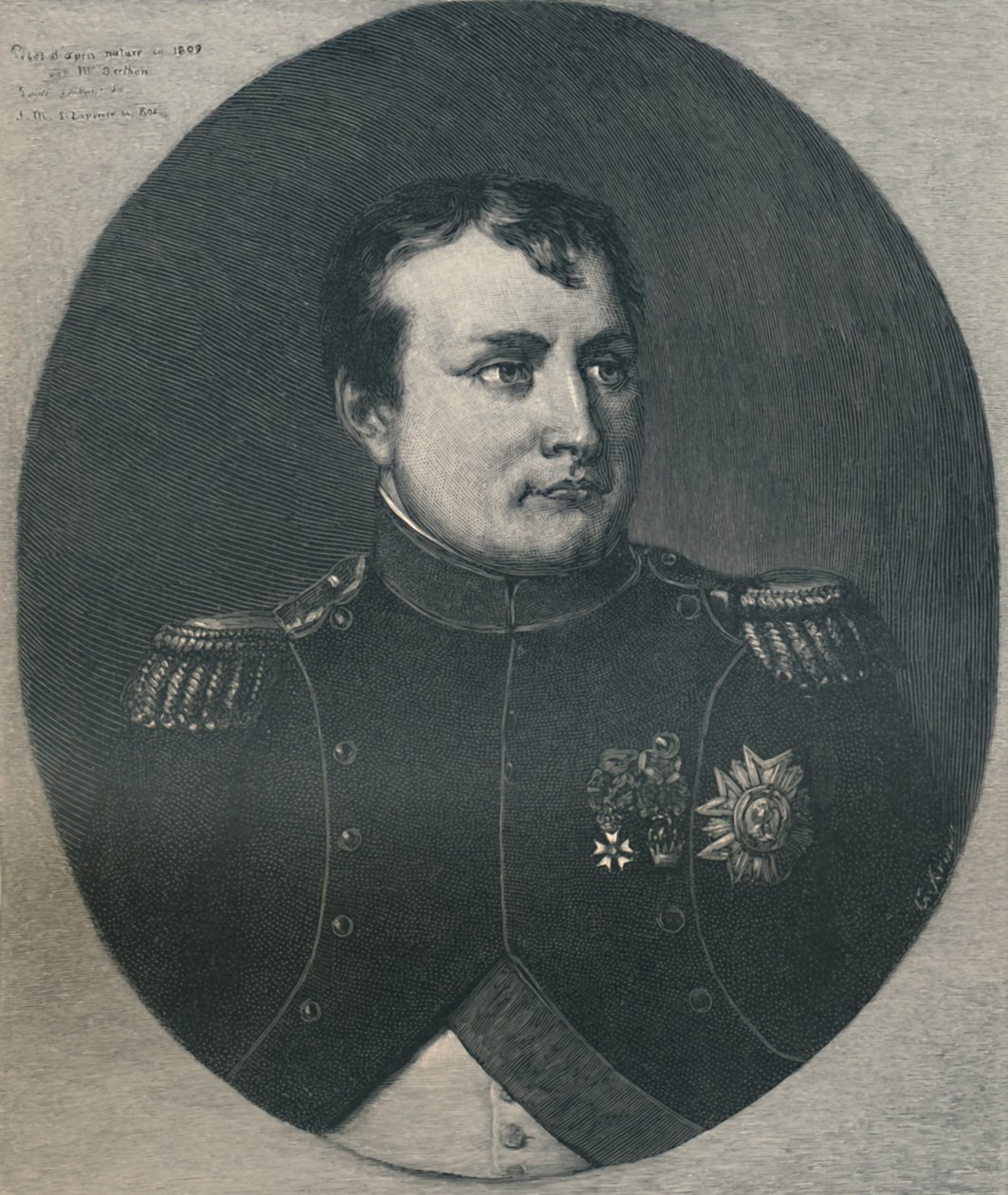 Napoleon Bonaparte v roce 1809, 1896 od Gustav Kruell