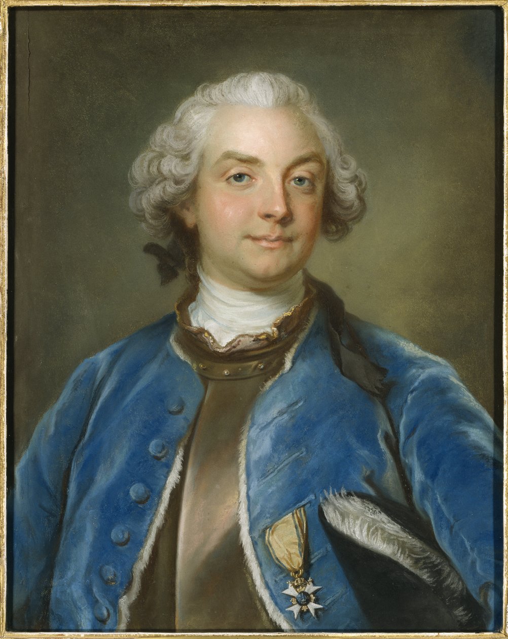 Portrét hraběte Fredrika Axela von Fersena (1719-1794), Lundberg, Gustaf (1695-1786). Pastel na papíře od Gustav Lundberg
