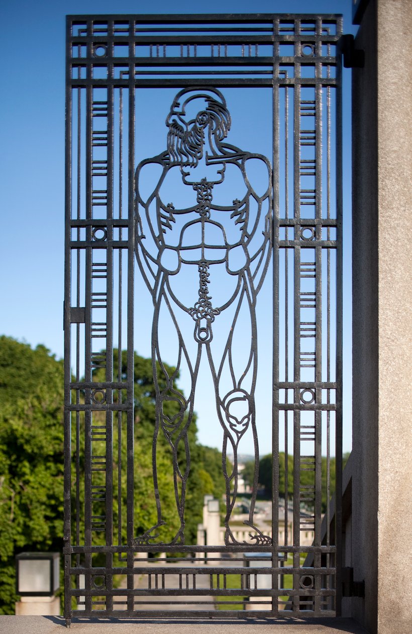 Vstupní brána do parku soch (železná) od Gustav Vigeland