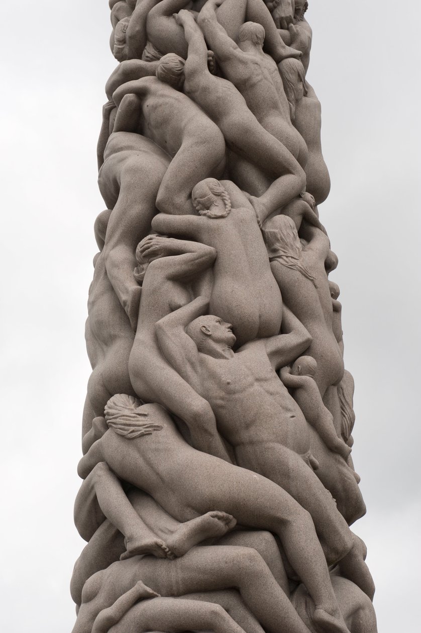 Monolit lidí, socha v parku Frogner, Oslo, Norsko (žula) od Gustav Vigeland