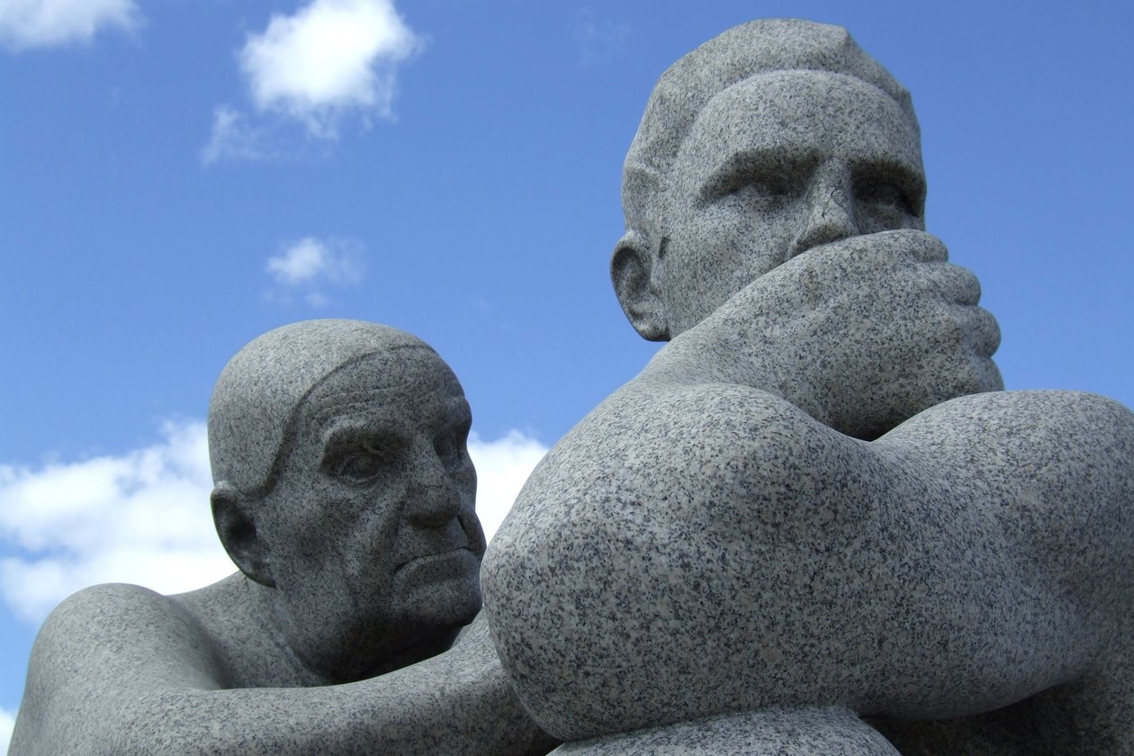 Vigeland Sculpture Park, Oslo, Norsko, 2006 (foto) od Gustav Vigeland