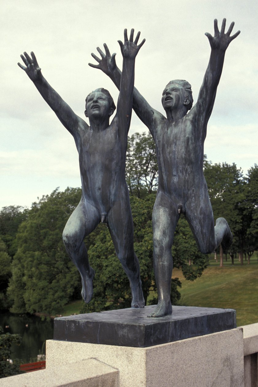 sochařství, Frognerparken, Oslo, Norsko, Evropa od Gustav Vigeland
