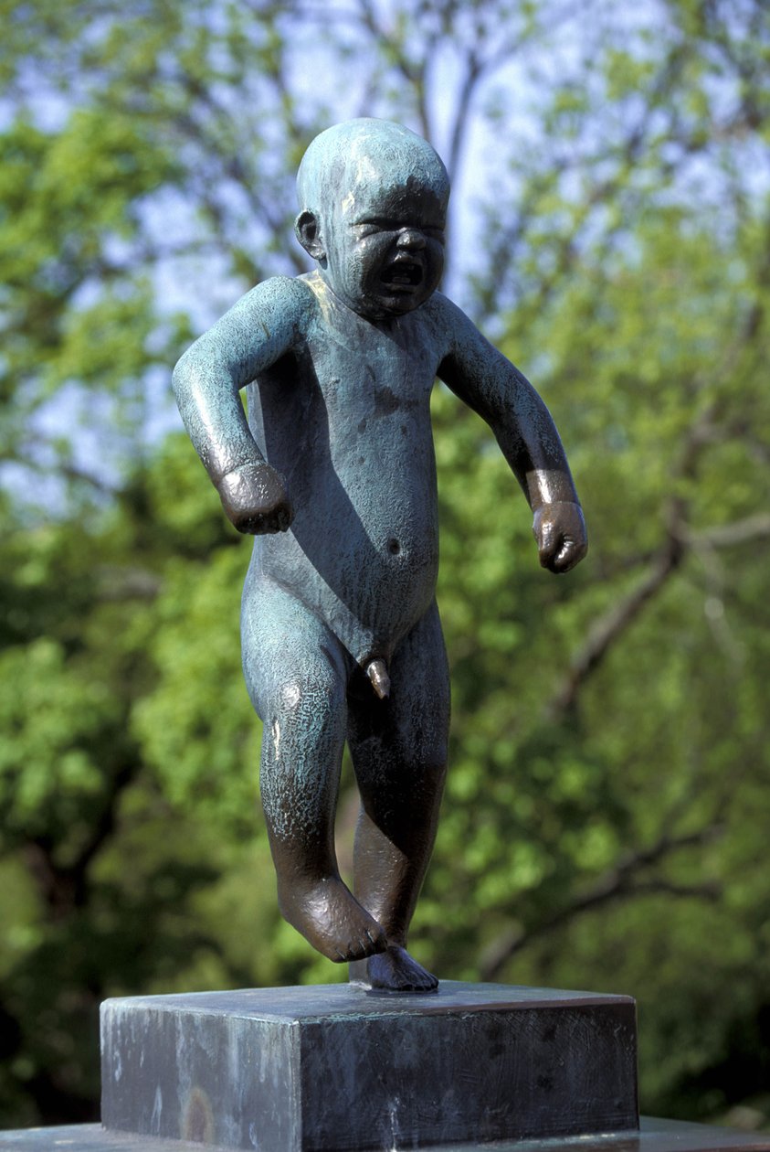 sochařství, Frognerparken, Oslo, Norsko, Evropa od Gustav Vigeland