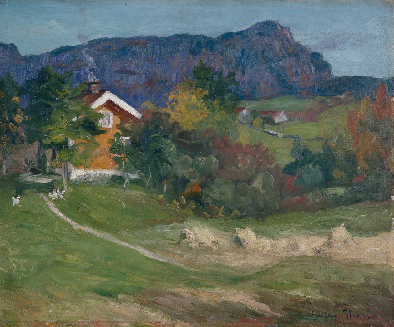 Z Asker, říjen od Gustav Wentzel
