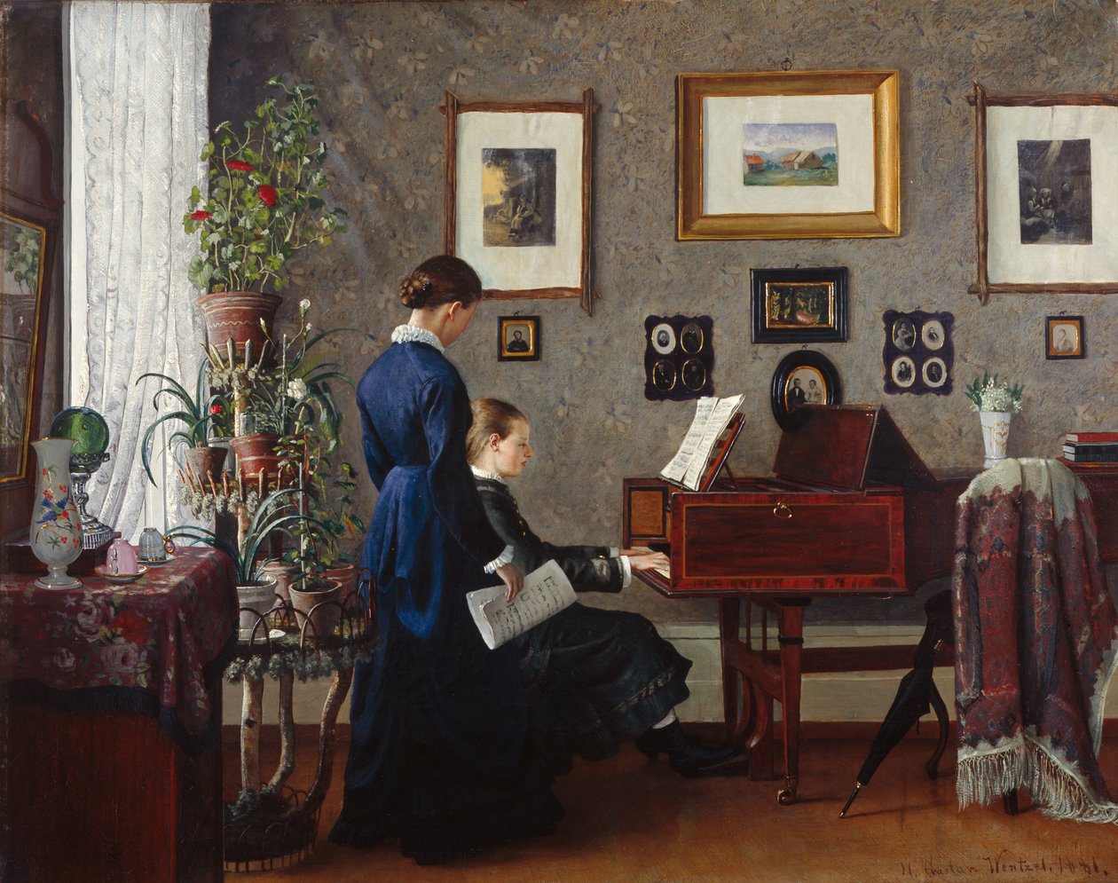 Lekce hudby od Gustav Wentzel