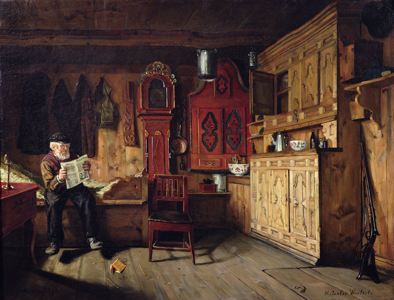 Noviny "Verdens Gang" od Gustav Wentzel